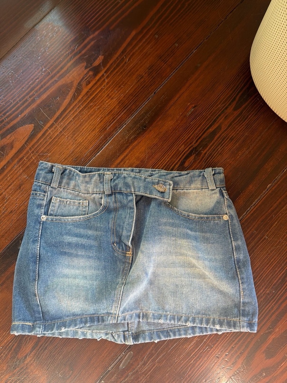 Denim Mini Skirt - Blue